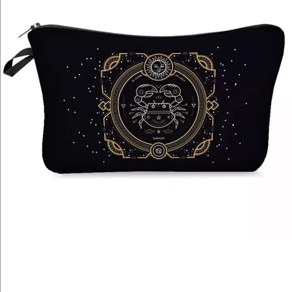 FUDEAM 12 Zodiac Print Pattern Women Waterproof Cosmetic Bag New 2 poly mailers - Picture 6 of 15
